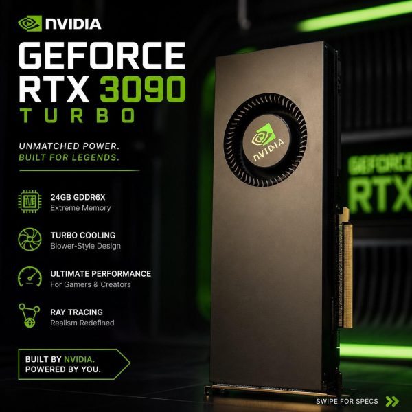 کارت گرافیک NVIDIA 3090 Turbo 24GB
